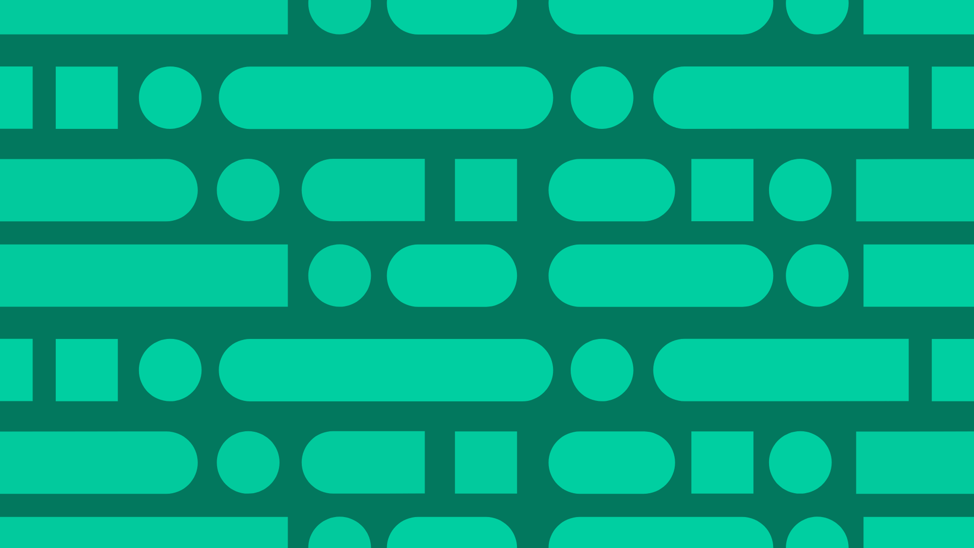 Abstract illustration of green circles and ellipses